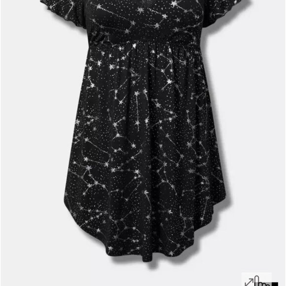 Torrid Super Soft Lace Trim Baby Doll Sleep Dress 2X - Picture 2 of 9